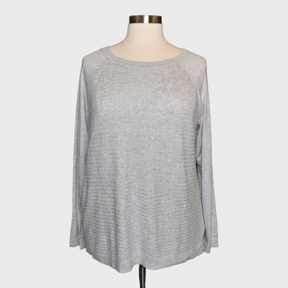 NWT Sonoma Cotton Blend Crewneck Long Sleeve‎ Sweater